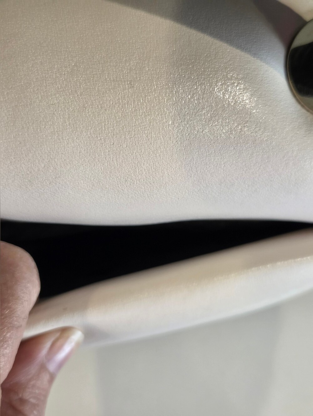 Kate Spade Black/Cream Puffy Leather Top Handle Crossbody Bag Like New EUC - Picture 7 of 15